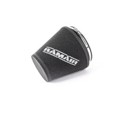 Ramair 90mm (3.5inch) ID Neck Large Cone Air Filter with Velocity Stack and Coupling