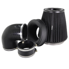 Performance Pleated Induction Kit for MK2 Focus ST - Black Hoses