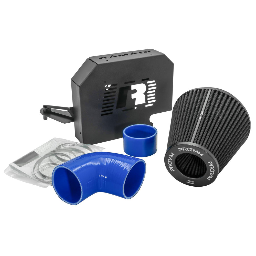 Performance Pleated Induction Kit for MK2 Focus ST with ECU Holder - Blue Hoses