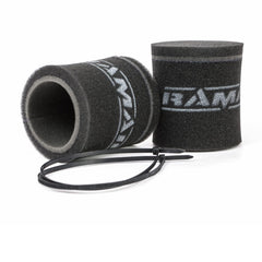 2x Filtro de aire de espuma calcetín para carburador de motocicleta de entrada única 102 mm