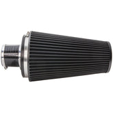 Ramair Pleated 90mm (3.5inch) ID Neck XLarge Cone Air Filter with Velocity Stack and Coupling