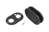 Pleated Carburettor Intake Air Filter Baseplate to fit Dellorto 40 DHLA - 40mm