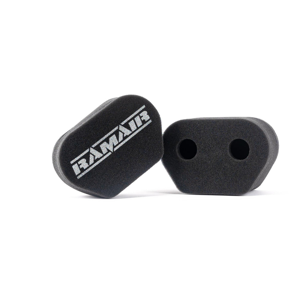 2x Twin Inlet Motorcycle Carb Sock Foam Air Filter 29mm