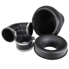 Performance Pleated Induction Kit for MK2 Focus ST - Black Hoses