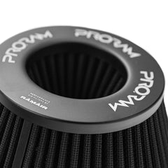 Ramair Pleated 83mm (3.25inch) ID Neck Medium Cone Air Filter with Velocity Stack and Coupling
