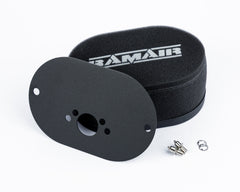 Filtre à air mousse pour carburateur avec plaque de base pour SU HS4, HIF4, HIF38 1,5 pouces - Hauteur interne 65mm
