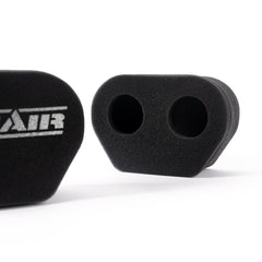 2x Twin Inlet Motorcycle Carb Sock Foam Air Filter Tall 80mm