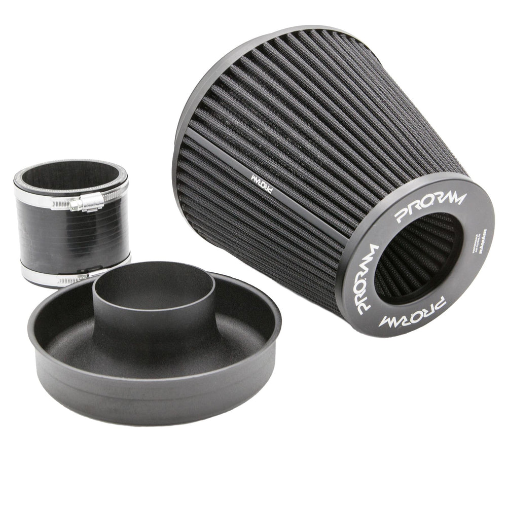 Ramair Pleated 70mm (2.75inch) ID Neck Large Cone Air Filter with Velocity Stack and Coupling