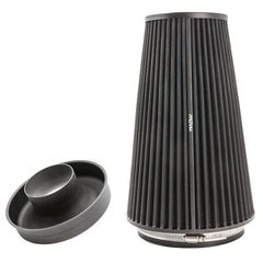 Ramair Pleated Universal XL Cone Air Filter Intake with Velocity Stack 90mm (3.5inch) OD