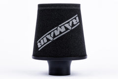 Ramair Small Foam Filter Aluminium Base 70mm (2.75inch) OD Black