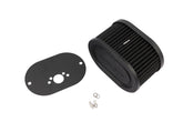 Pleated Carb Air Filter Baseplate to fit SU HS2 1.25in (32mm Mini Offset) 100mm
