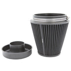 Ramair Pleated 90mm (3.5inch) ID Neck Large Cone Air Filter with Velocity Stack and Coupling