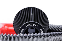 Performance Pleated Induction Kit for VW MK5 Golf R32 3.2 V6 - Red Hoses