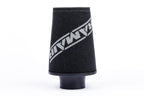 Ramair Small Foam Filter Aluminium Base 80mm (3.1inch) OD Black