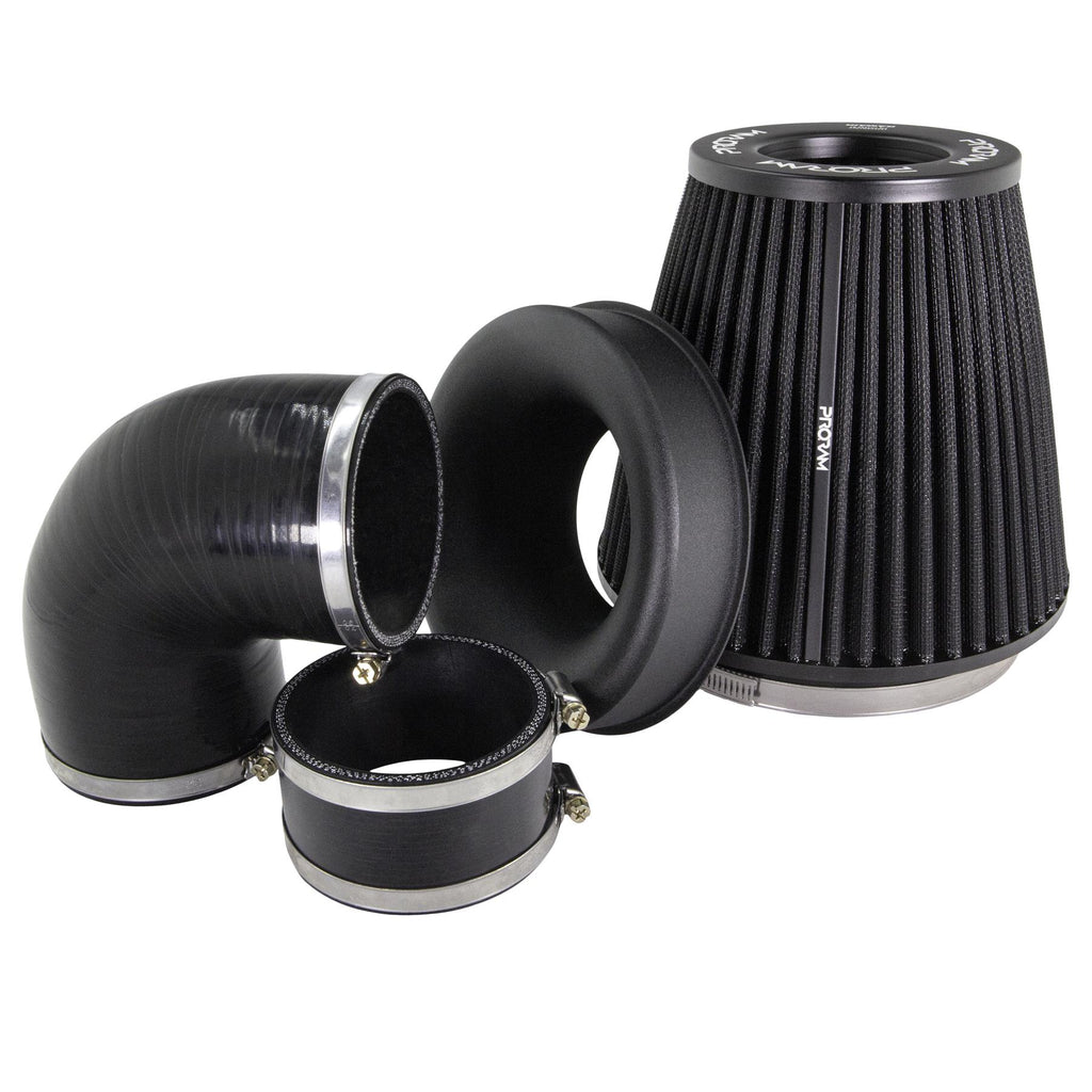 Performance Pleated Induction Kit for MK2 Focus ST - Black Hoses