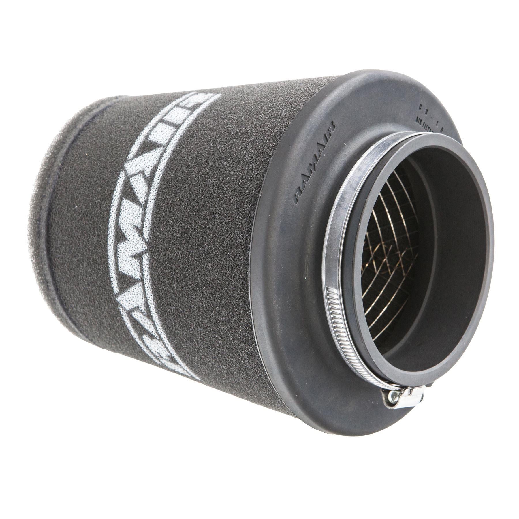Ramair Foam 70-90mm (2.75 - 3.5inch) ID Neck Polymer Base Neck Cone Air Filter Universal with Reducing Rings