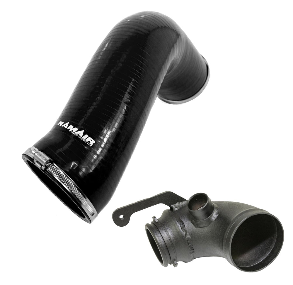 Ramair Performance Air Filter + Black Air Intake Hose & Turbo Elbow - A3 S3 TSI