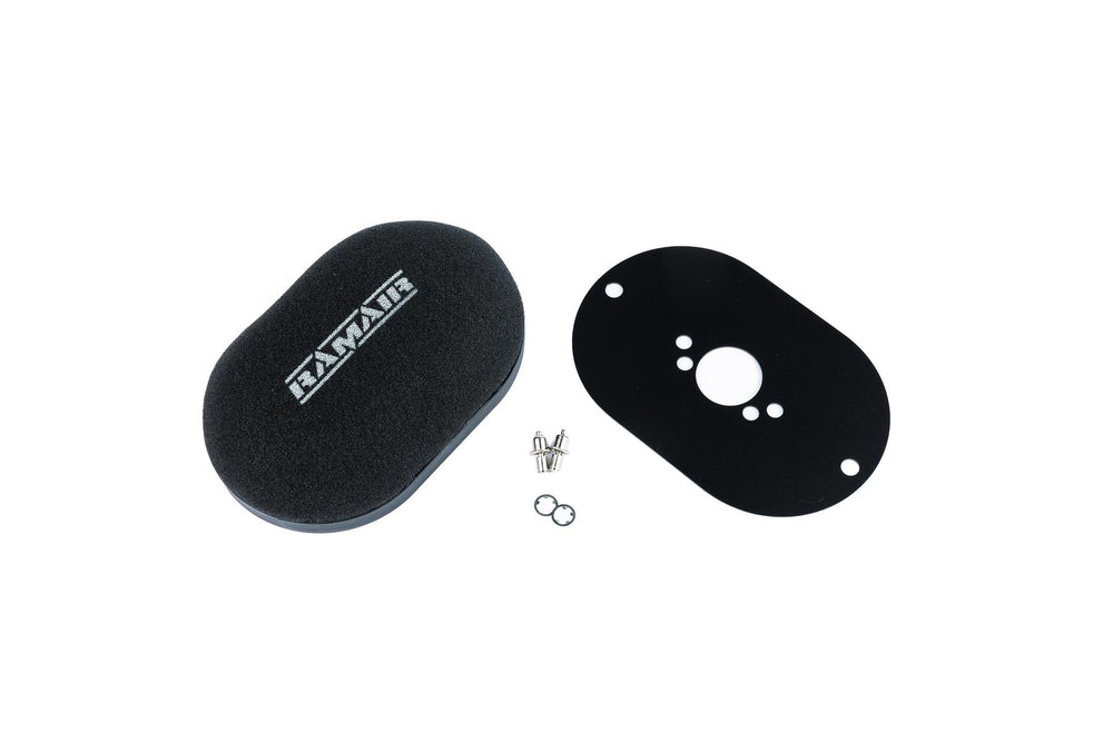 Domed Carb Air Filter & Baseplate to fit SU HS4, HIF4, HIF38 1.5in - 40mm Internal Height