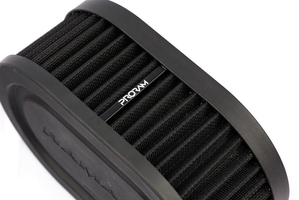 Pleated Carburettor Air Filter Baseplate to fit Pierburg 2E2, 2E3, 2E-E - 65mm