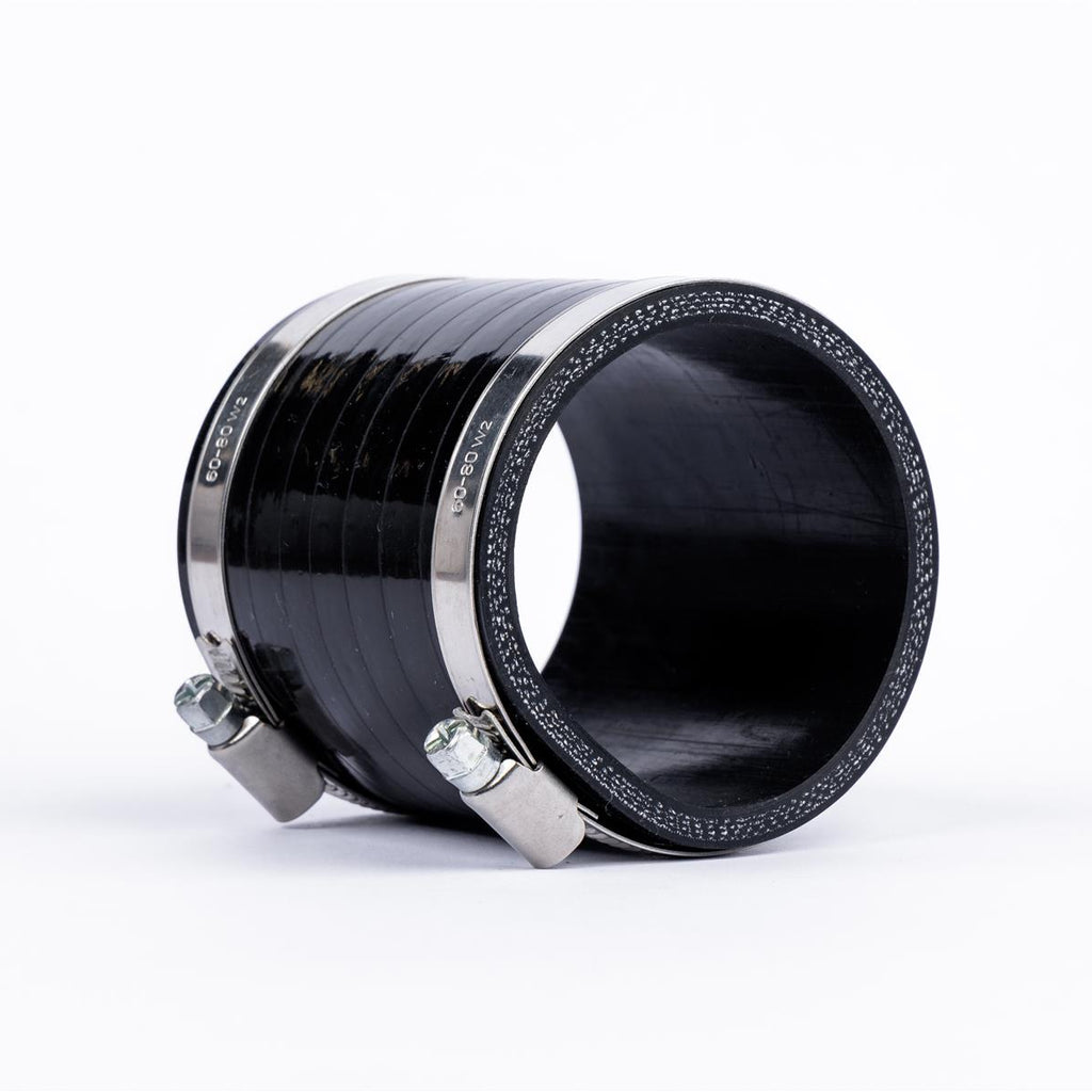 Ramair Foam Jet Stream Medium Cone Air Filter 70mm (2.75inch) OD Silver with Silicone Coupling