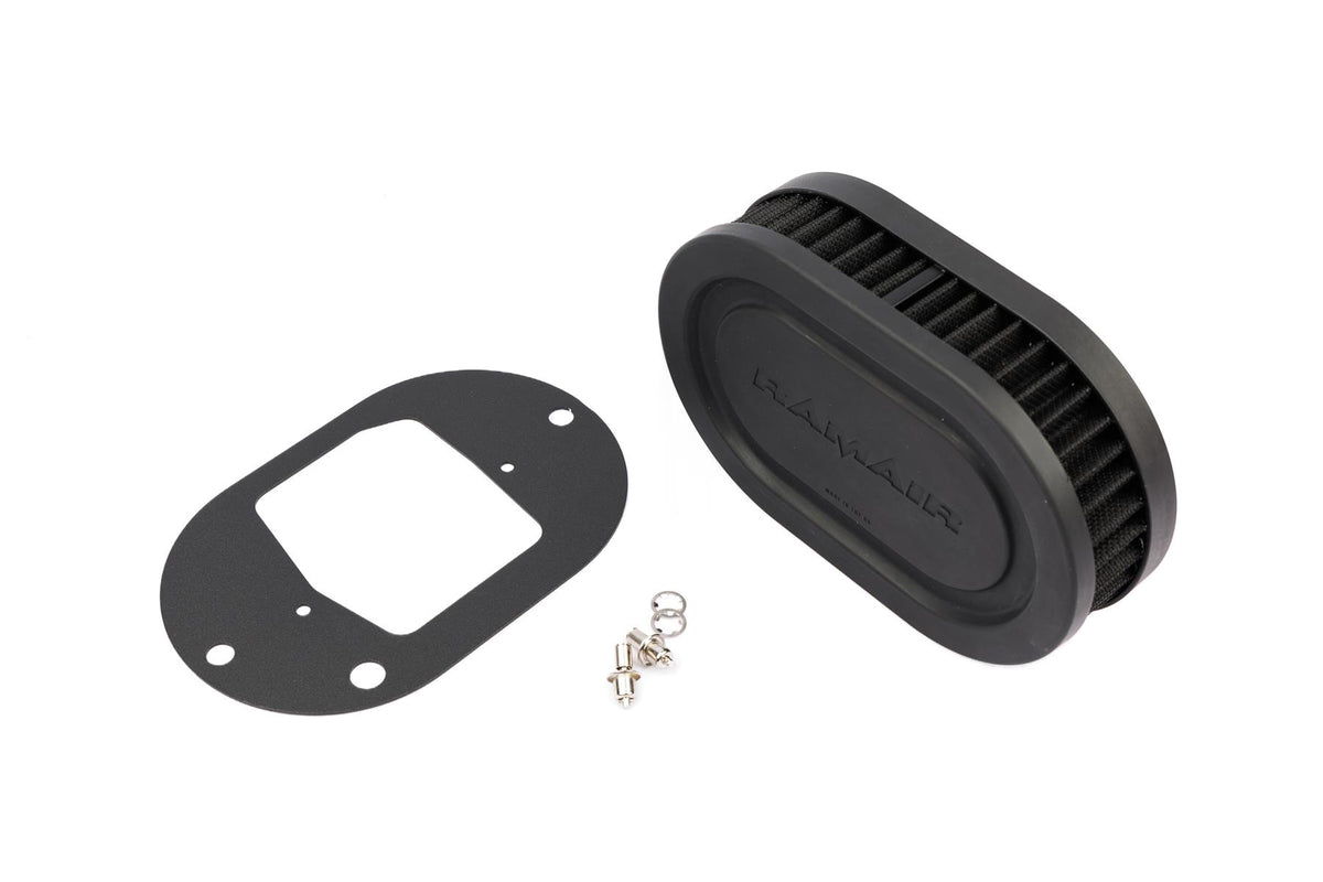 Pleated Carburettor Air Filter Baseplate to fit Weber 32/34 DFT 40mm Int Height