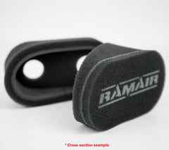 Carb Sock Foam Air Filters Caged 2x 115mm - Tall