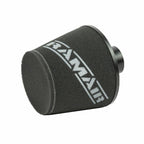 Ramair Foam Jet Stream Large Cone Air Filter70mm (2.75inch) OD Black