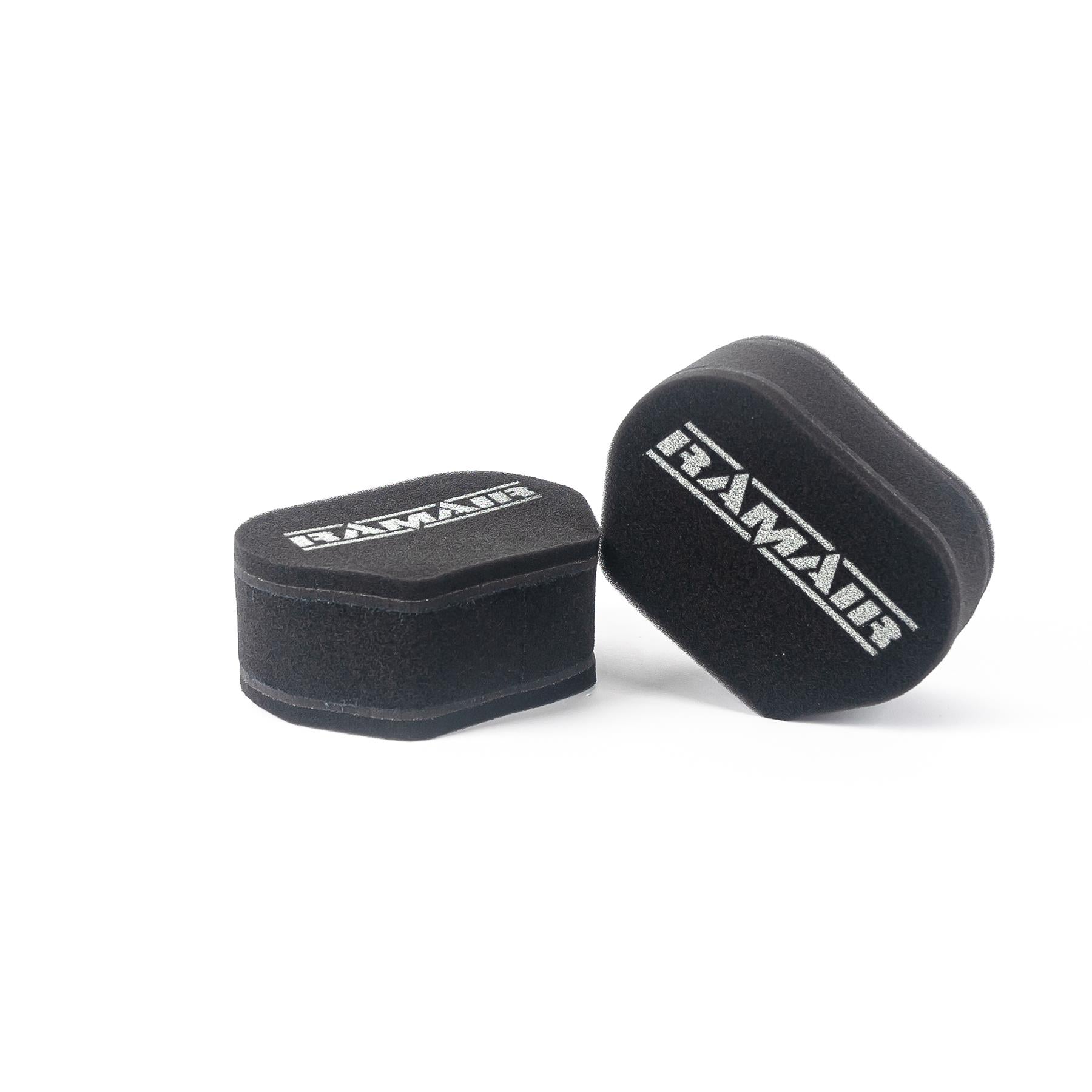 2x Twin Inlet Motorcycle Carb Sock Foam Air Filter 77mm