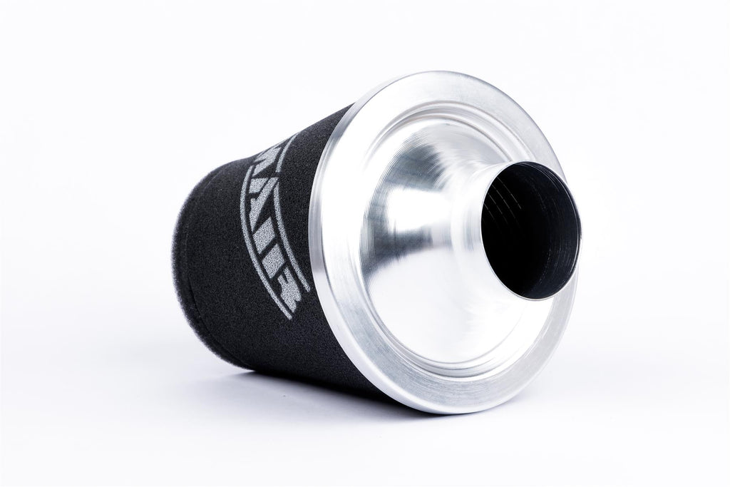 Ramair Foam Jet Stream Medium Cone Air Filter 80mm (3.1inch) OD Silver with Silicone Coupler