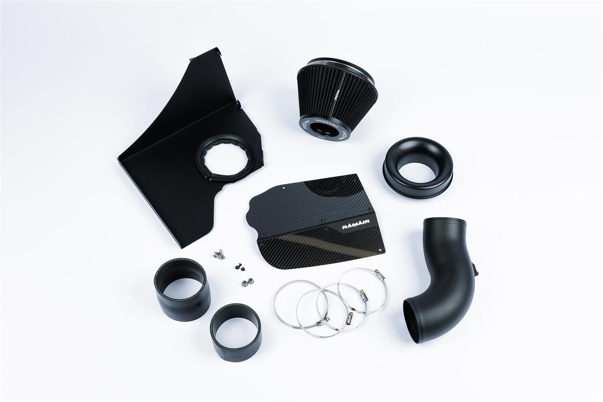 BMW 1/2/3/4 Serisi 3.0T B58 için Karbon Kapaklı Performans Pileli İndüksiyon Kiti — kit contents