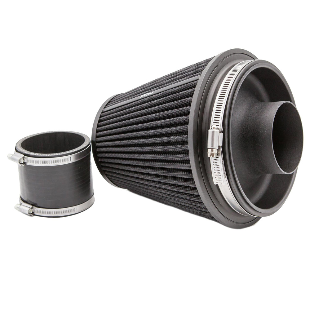 Ramair Pleated 102mm (4inch) ID Neck Large Cone Air Filter with Velocity Stack and Coupling