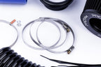 Performance Pleated Induction Kit for VW MK5 Golf R32 3.2 V6 - Blue Hoses