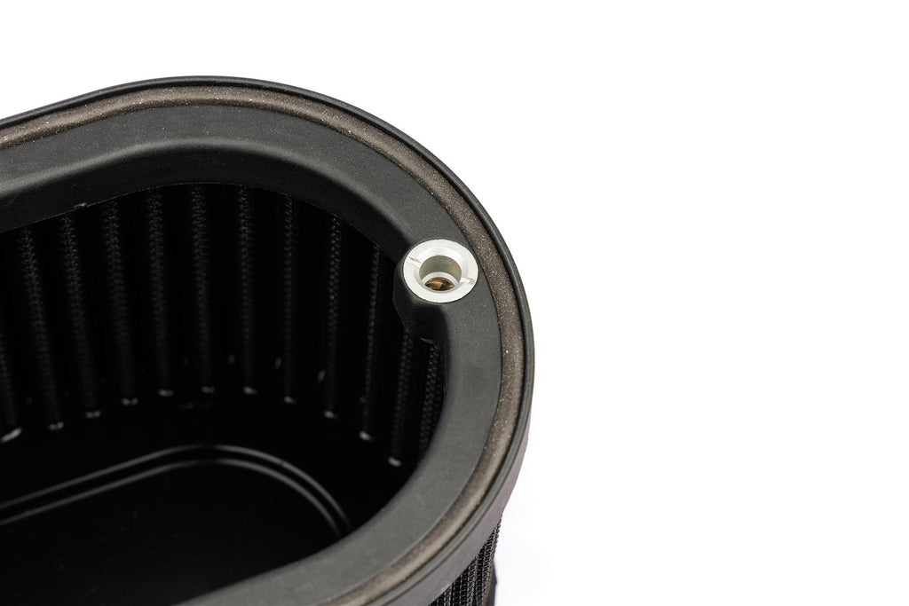 Pleated Carb Intake Air Filter MultiFit Blank Plate 100mm Int Height