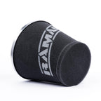 Ramair Medium Foam Filter Aluminium Base 90mm (3.5inch) OD Silver with Silicone Coupler