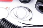 Performance Pleated Induction Kit for VW MK5 Golf R32 3.2 V6 - Red Hoses