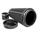 Ramair Pleated Pleated 102mm (4inch)ID Neck XLarge Cone Air Filter with Velocity Stack and Coupling