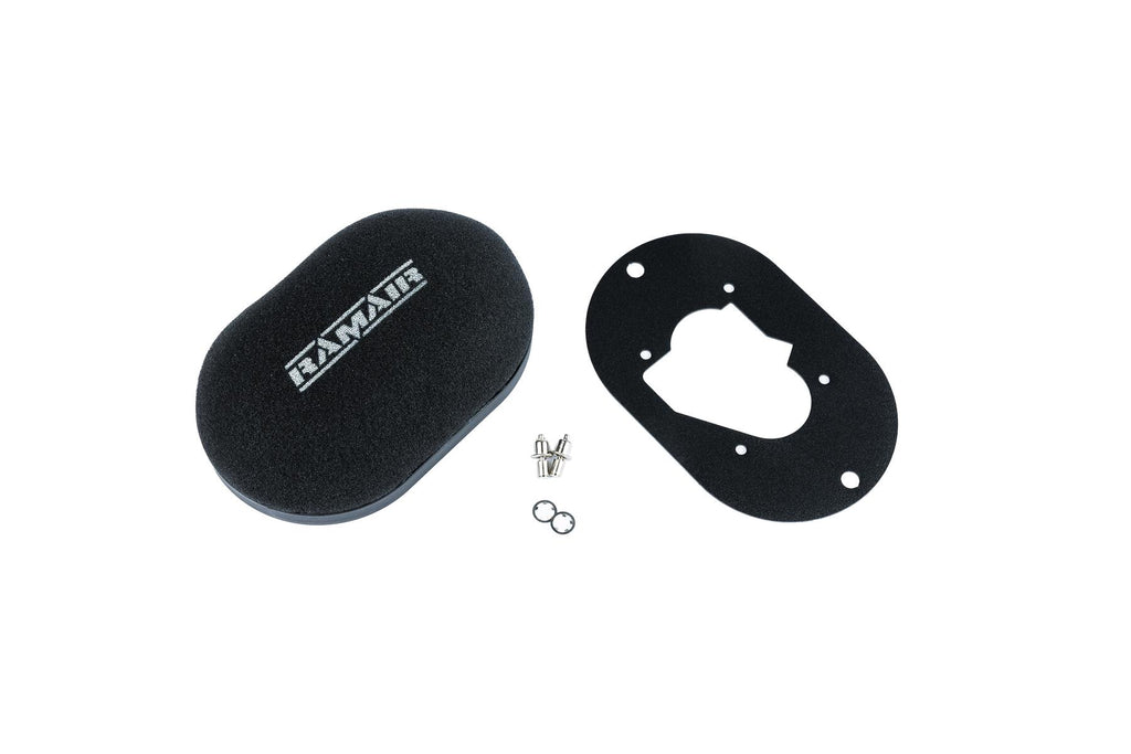 Domed Carb Air Filter & Baseplate to fit Weber 32/34 DMTL, DMTR, DATR - 65mm Internal Height