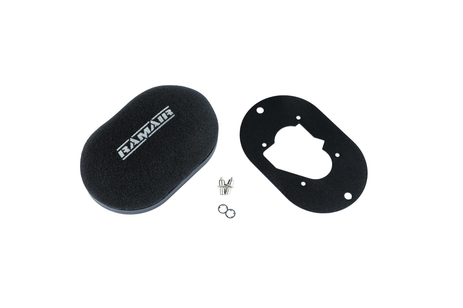 Domed Carb Air Filter & Baseplate to fit Weber 32/34 DMTL, DMTR, DATR - 65mm Internal Height