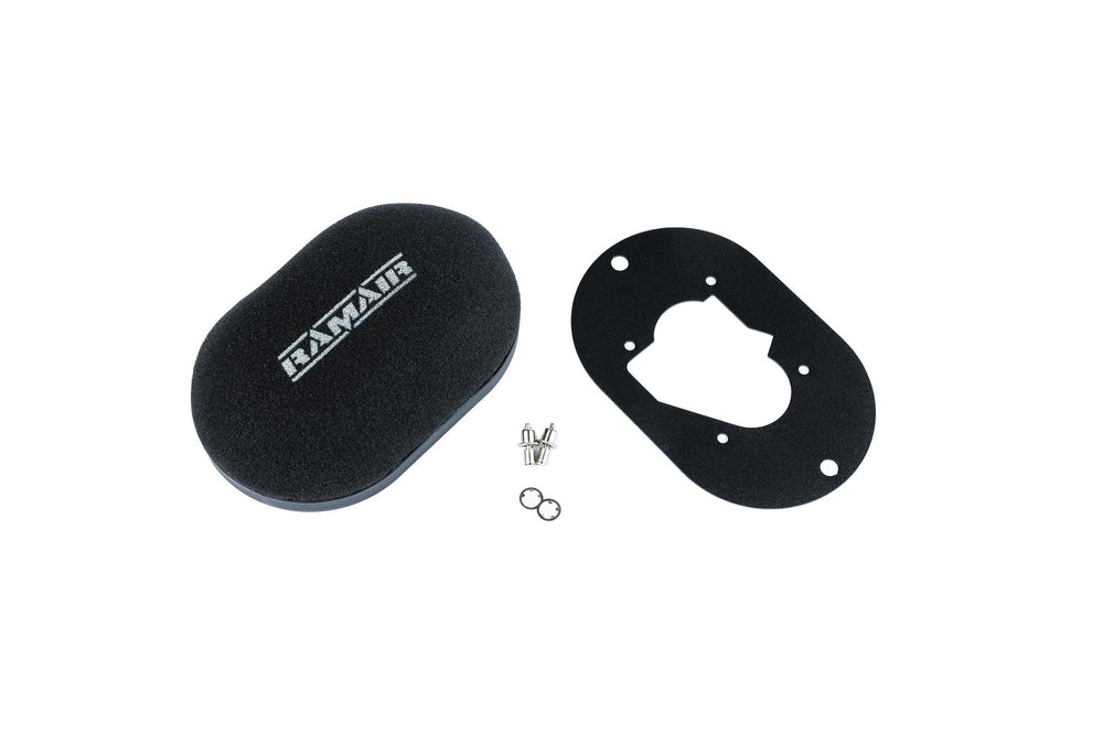 Domed Carb Air Filter & Baseplate to fit Weber 32/34 DMTL, DMTR, DATR - 65mm Internal Height