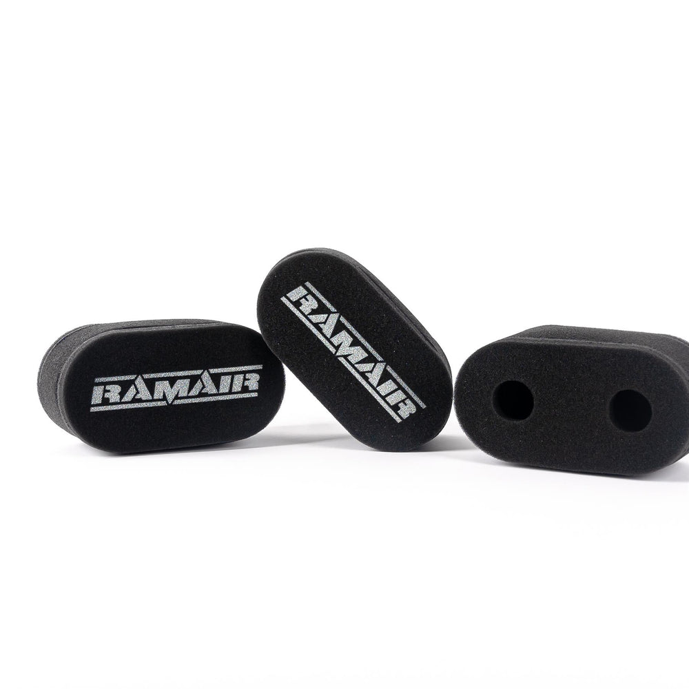 Carb Sock Foam Air Filters Caged 3x 84mm - Medium