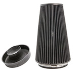 Ramair Pleated Pleated 102mm (4inch)ID Neck XLarge Cone Air Filter with Velocity Stack and Coupling