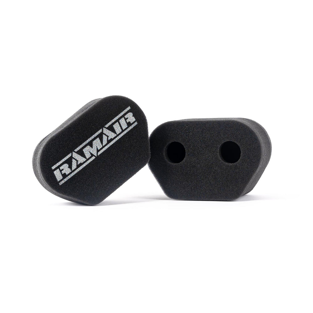 2x Twin Inlet Motorcycle Carb Sock Foam Air Filter 29mm