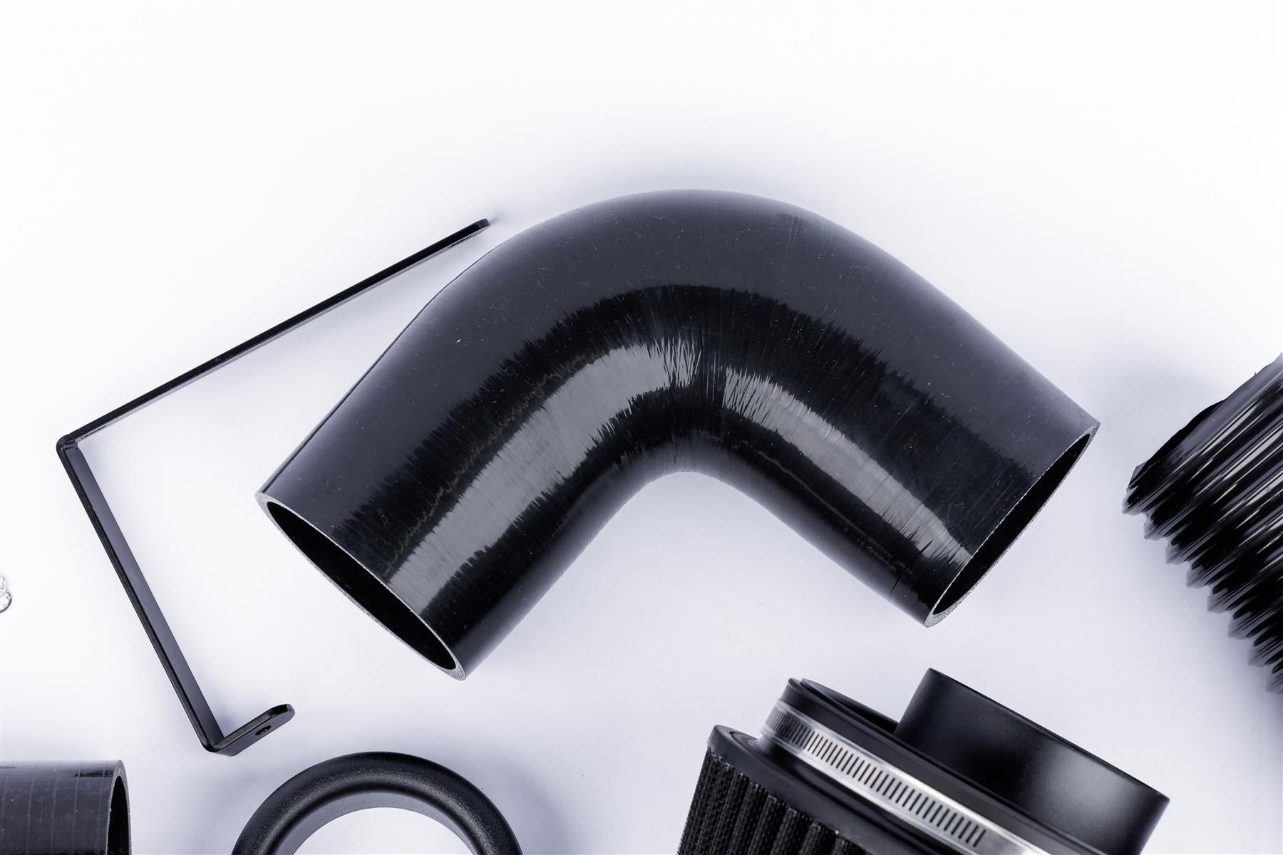 Performance Pleated Induction Kit for VW MK5 Golf R32 3.2 V6 - Black Hoses