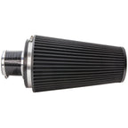 Ramair Pleated 83mm (3.25inch) ID Neck XLarge Cone Air Filter with Velocity Stack and Coupling