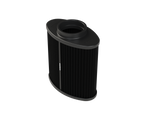 Ramair 2.7" (70mm) ID Rubber Neck Pleated Universal Oval Filter