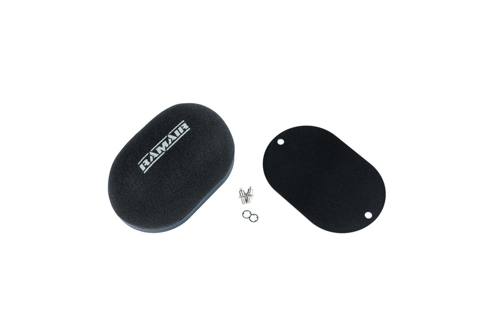 Domed Carb Air Filter & Blank Baseplate - 100mm Internal Height