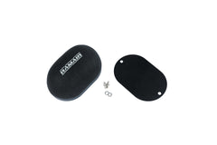 Domed Carb Air Filter & Blank Baseplate - 100mm Internal Height