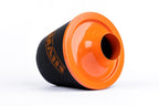Ramair Large Foam Filter Aluminium Base 80mm (3.1inch) OD Orange