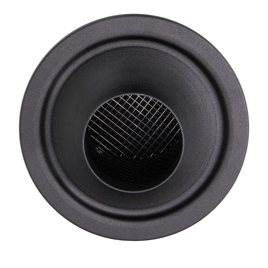 Ramair Large Foam Filter Aluminium Base 80mm (3.1inch) OD Black