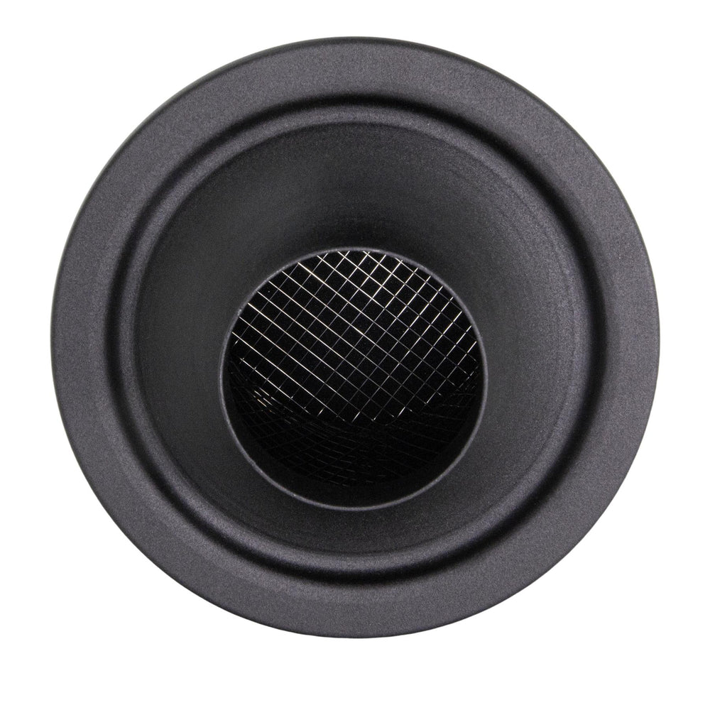 Ramair Large Foam Filter Aluminium Base 80mm (3.1inch) OD Black